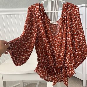 Sienna Sky (Size S) Floral Blouse